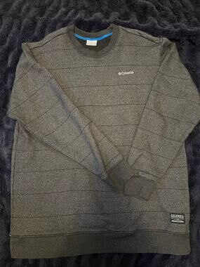 Columbia Men’s XXL Gray Crewneck Sweatshirt Pullover Fleece Outdoor EUC